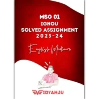 IGNOU MSO 001 solved assignment 2023-24 pdf download